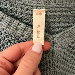 Long sleeve tunic sweater